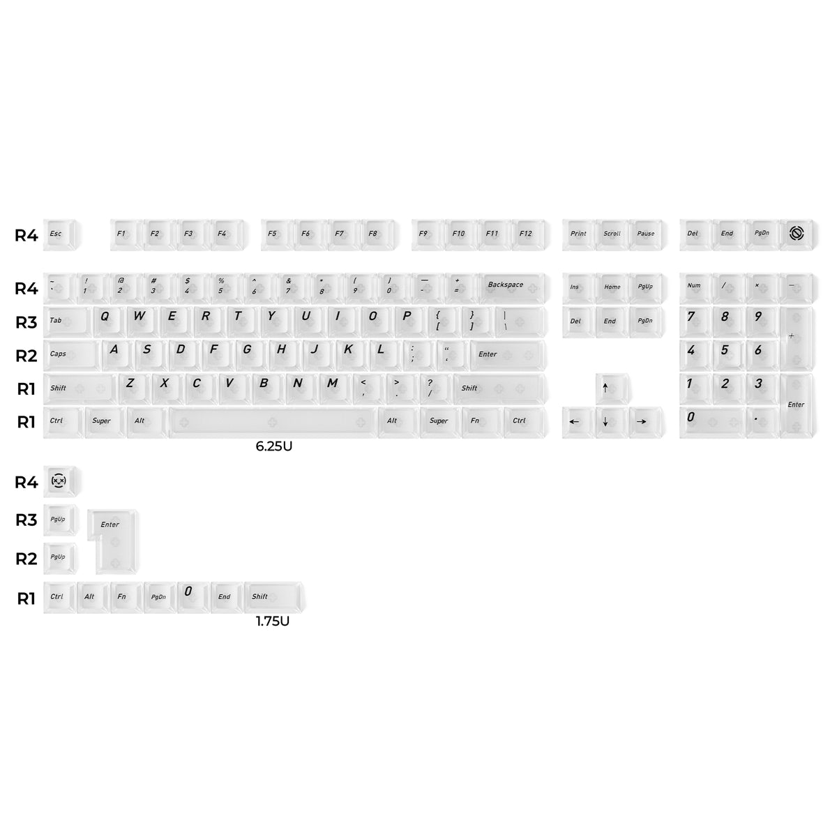 XVX Water Ink Key Cap Set