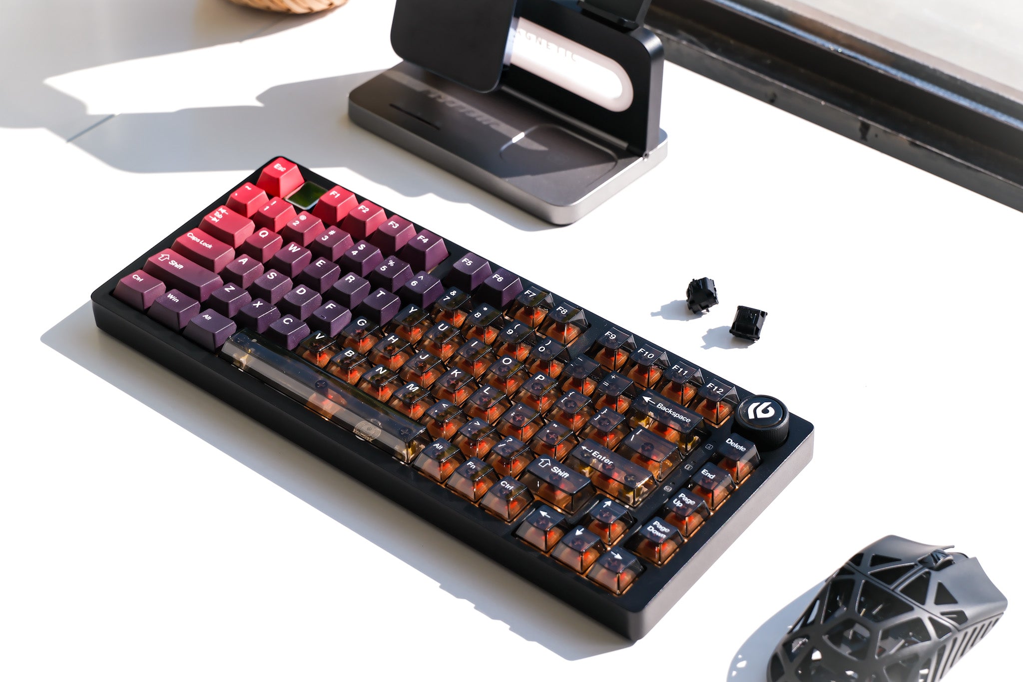 Black Flame Realm Key Cap Set