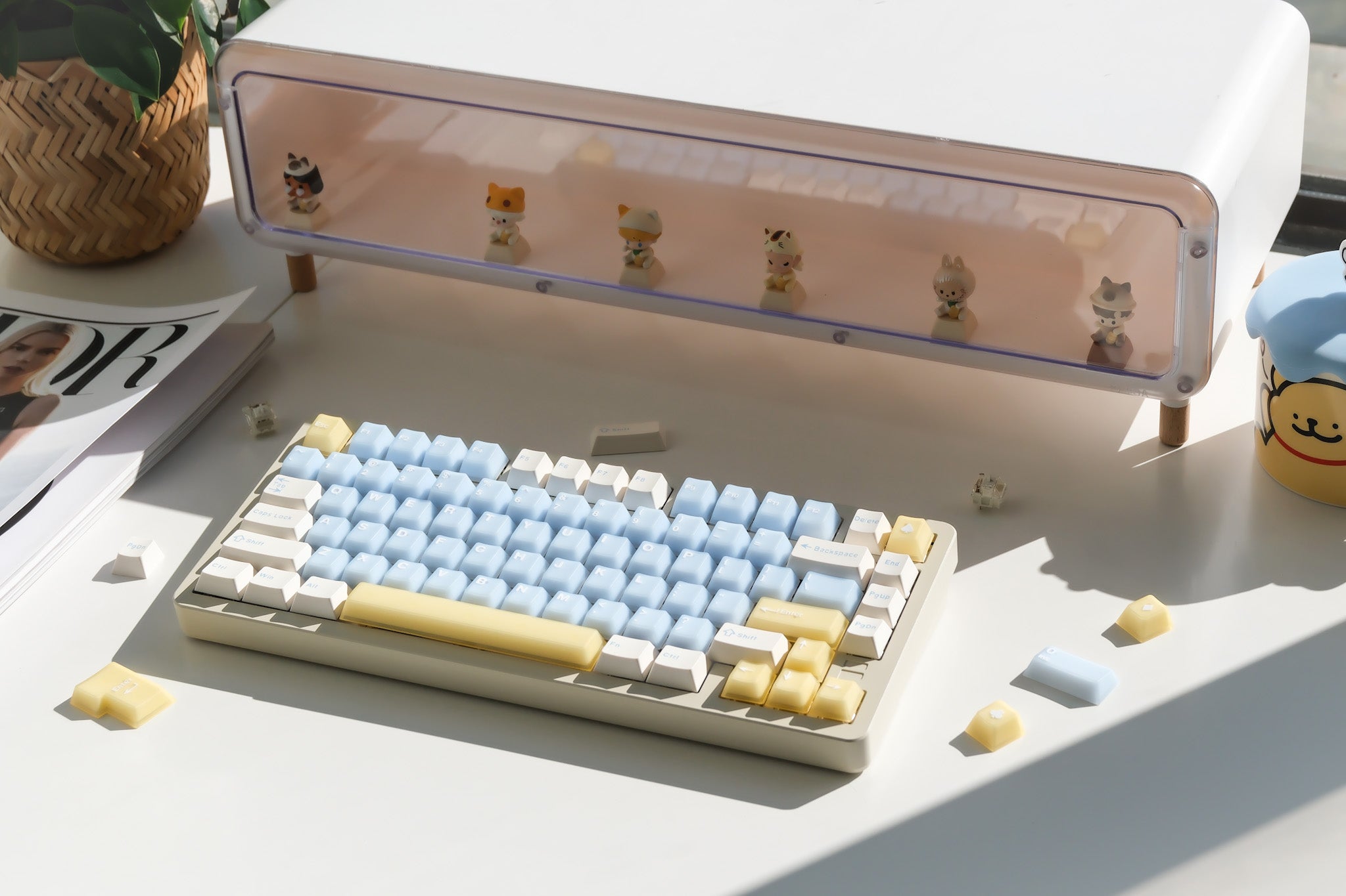 F75 Creamy White | Salted Soda Mechanical Keyboard | Pre-order Opening