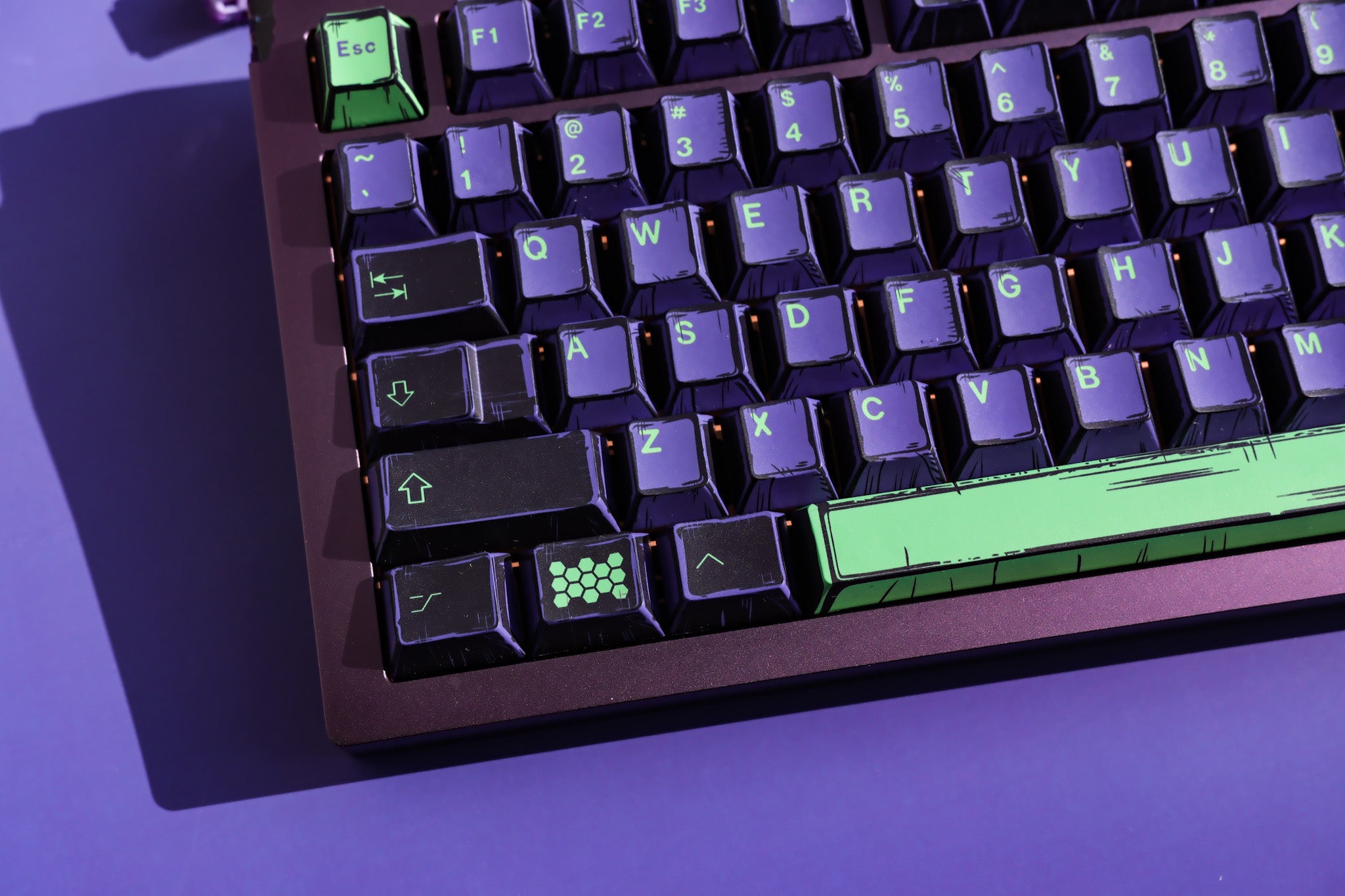 Stars80 Purple | Unit01 Aluminium Mechanical Keyboard