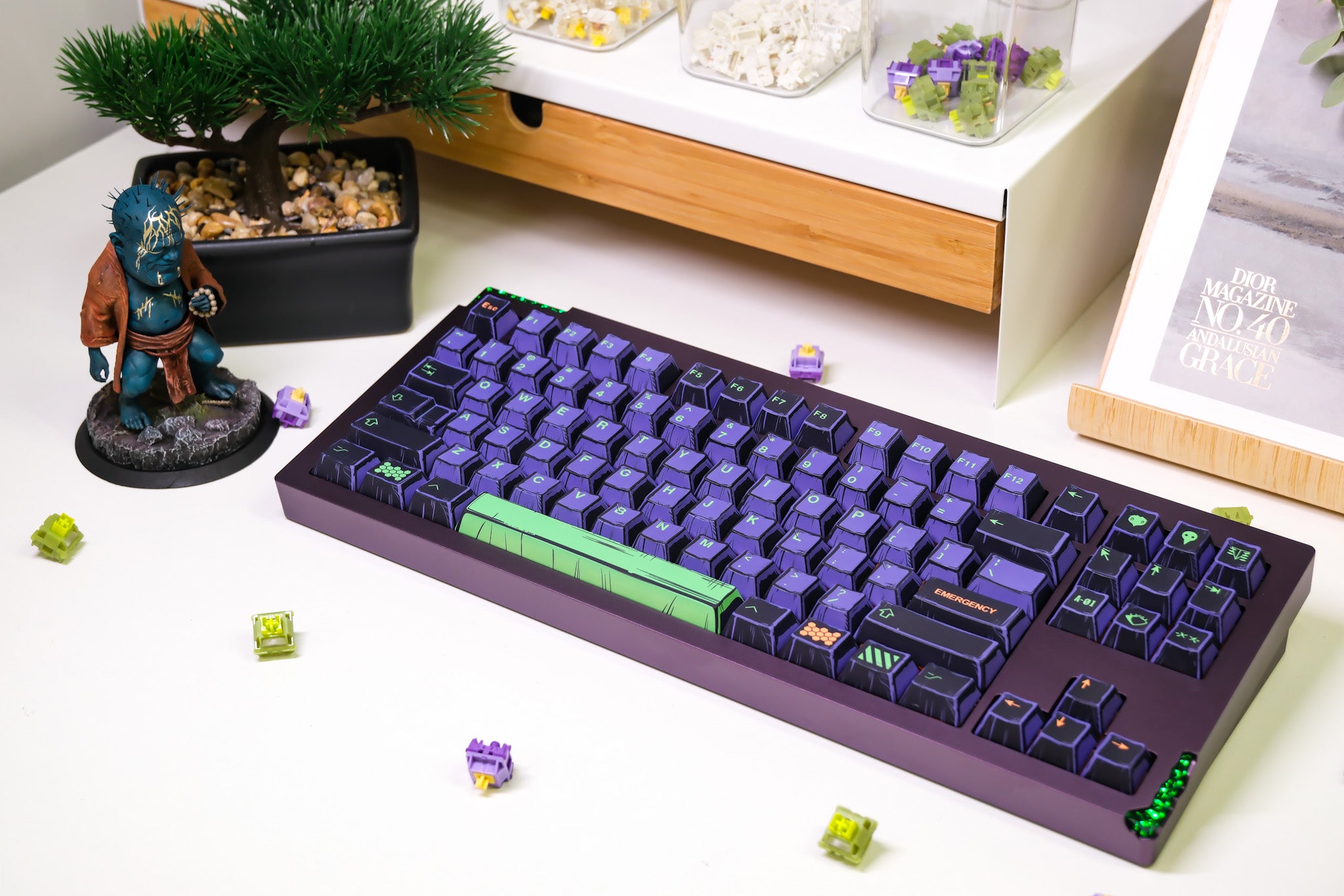 Stars80 Purple | Unit01 Aluminium Mechanical Keyboard