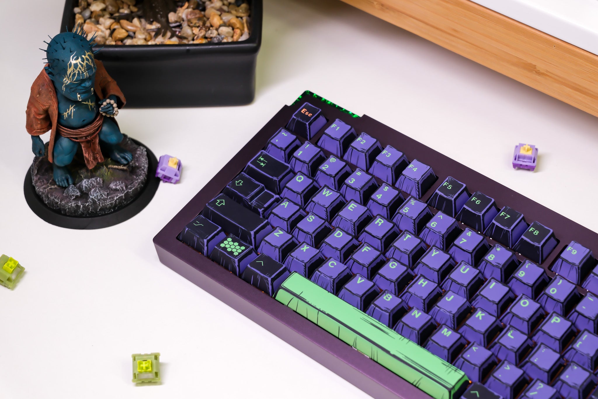 Stars80 Purple | Unit01 Aluminium Mechanical Keyboard