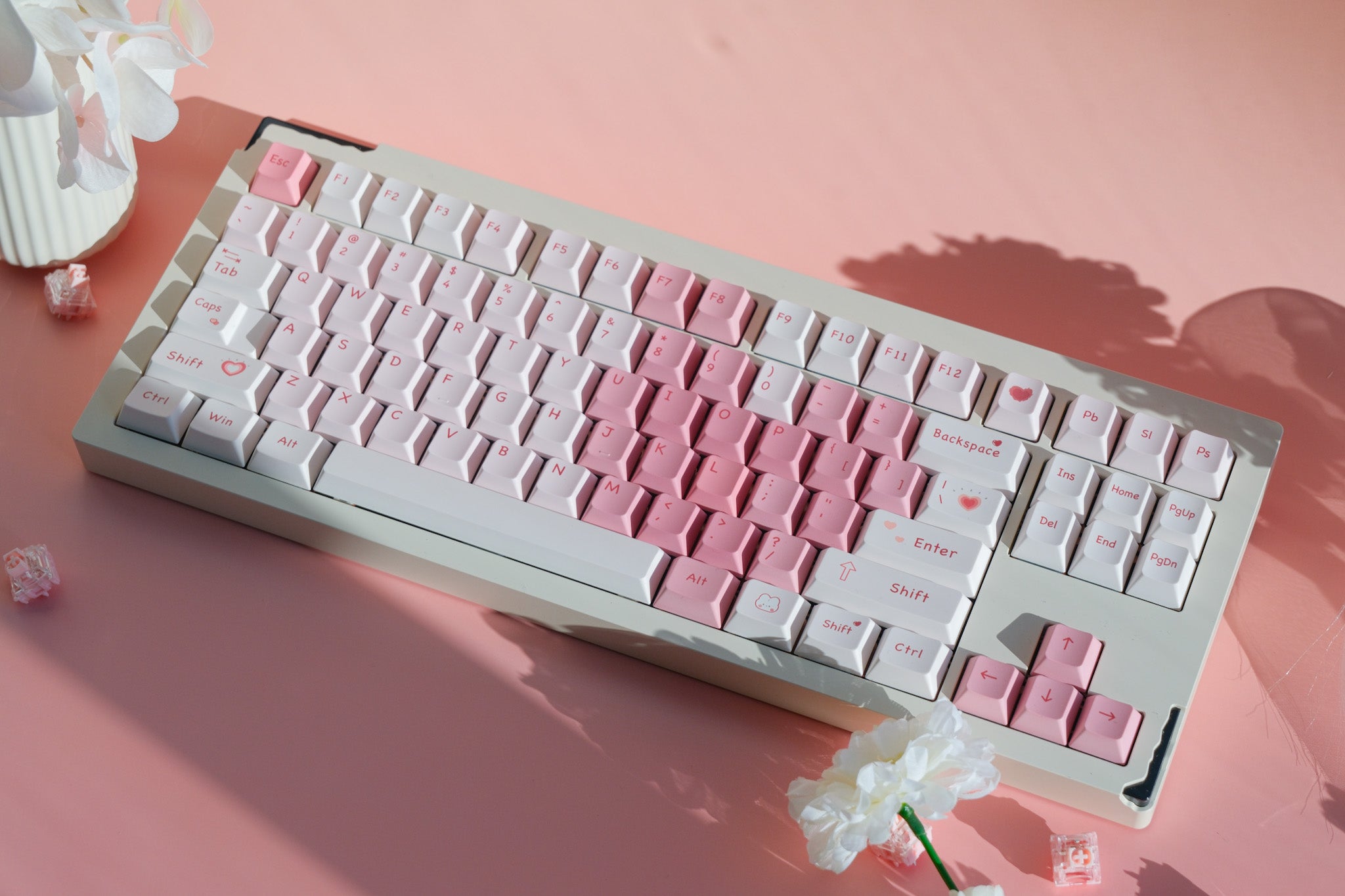 Stars80 Creamy White | Love u 3000 Aluminium Keyboard