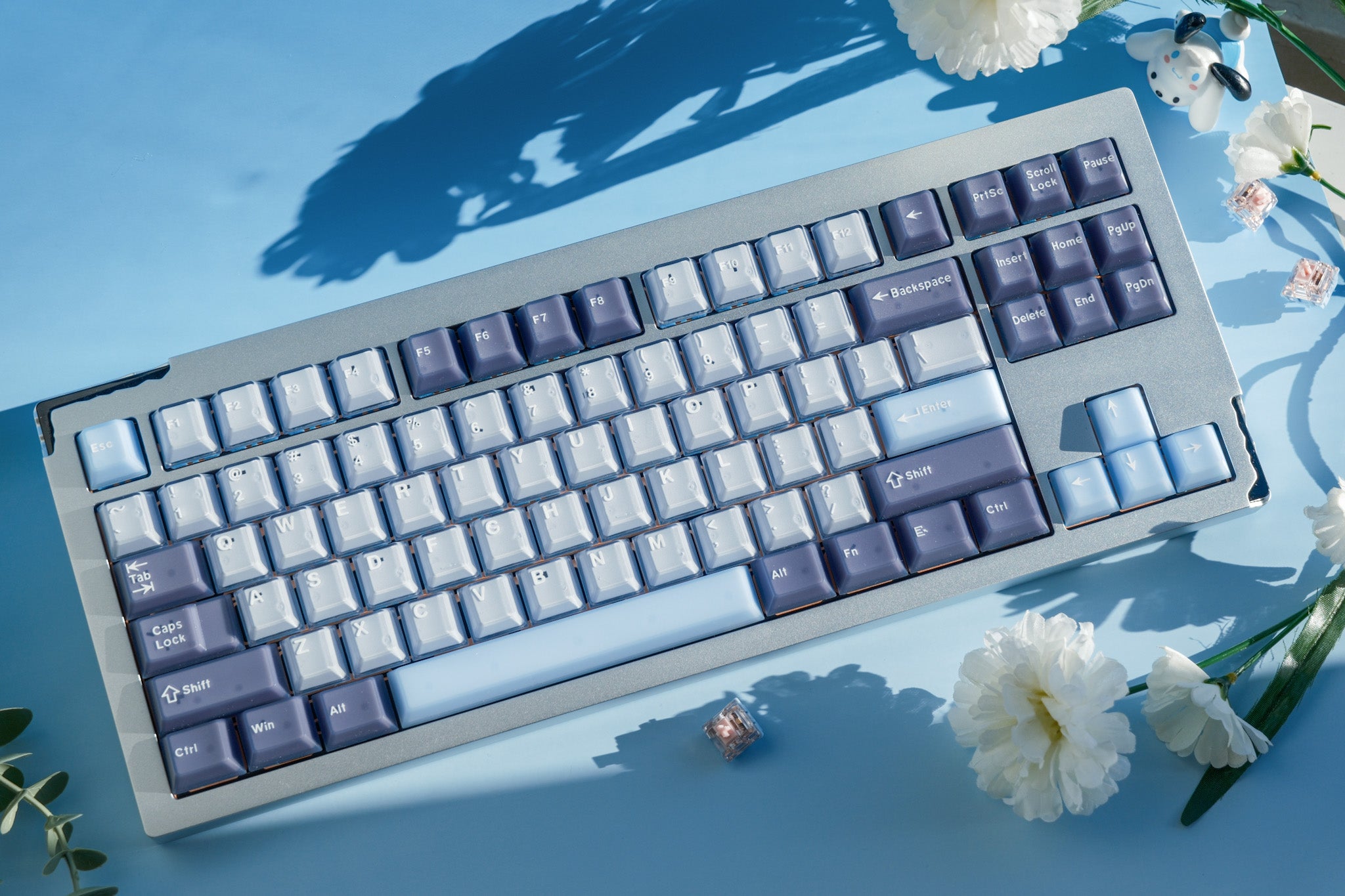 Stars80 Silver | Blueberry Cheesecake Aluminium Mechanical Keyboard