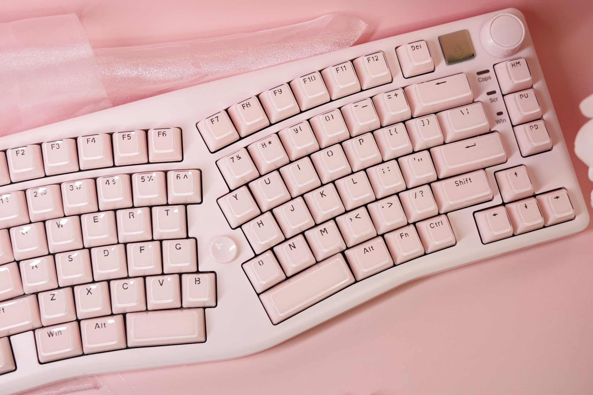 Alice75 Pink Jelly Mechanical Keyboard