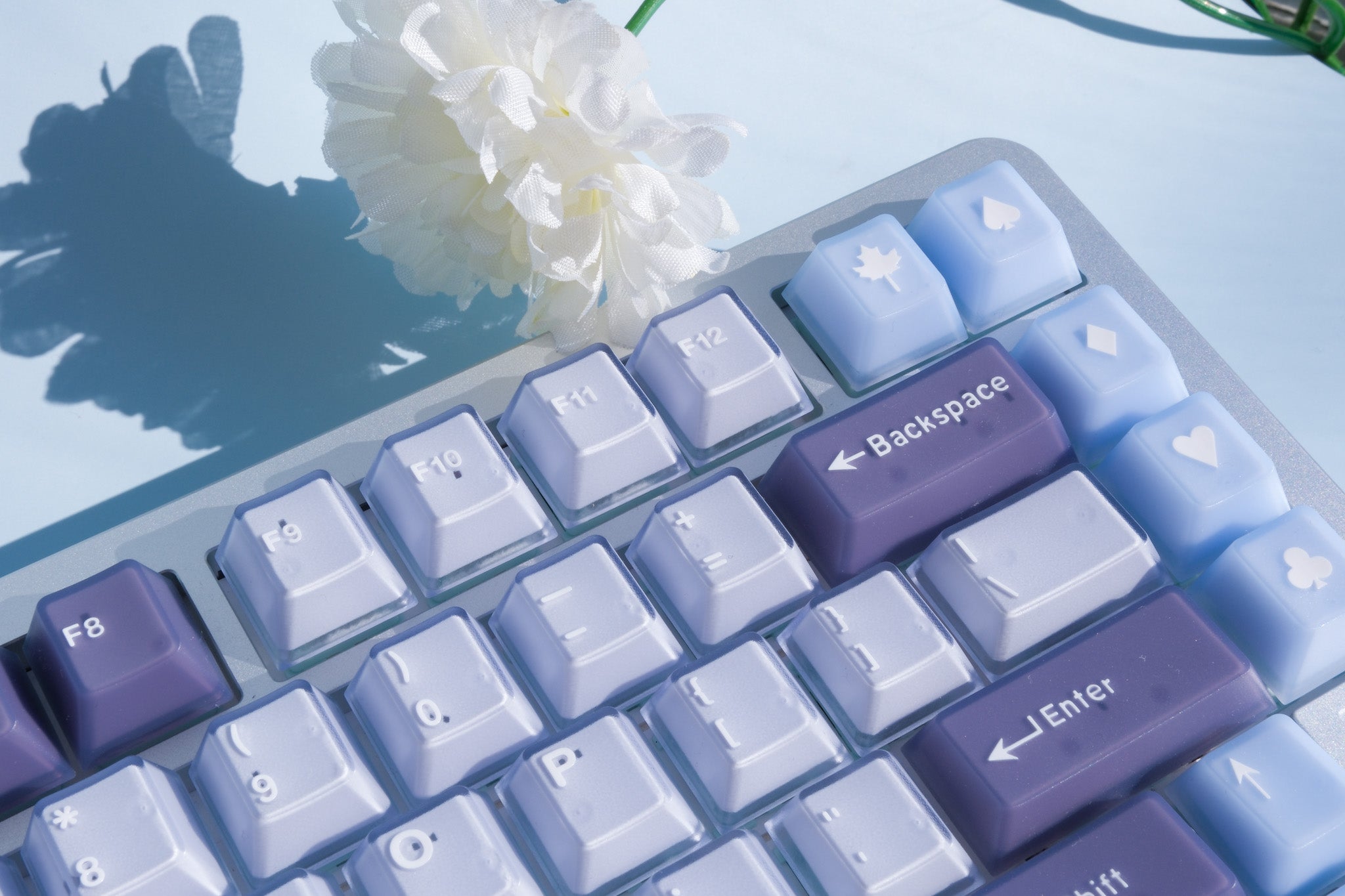 F75 Silver | Blueberry Cheesecake Mechanical Keyboard
