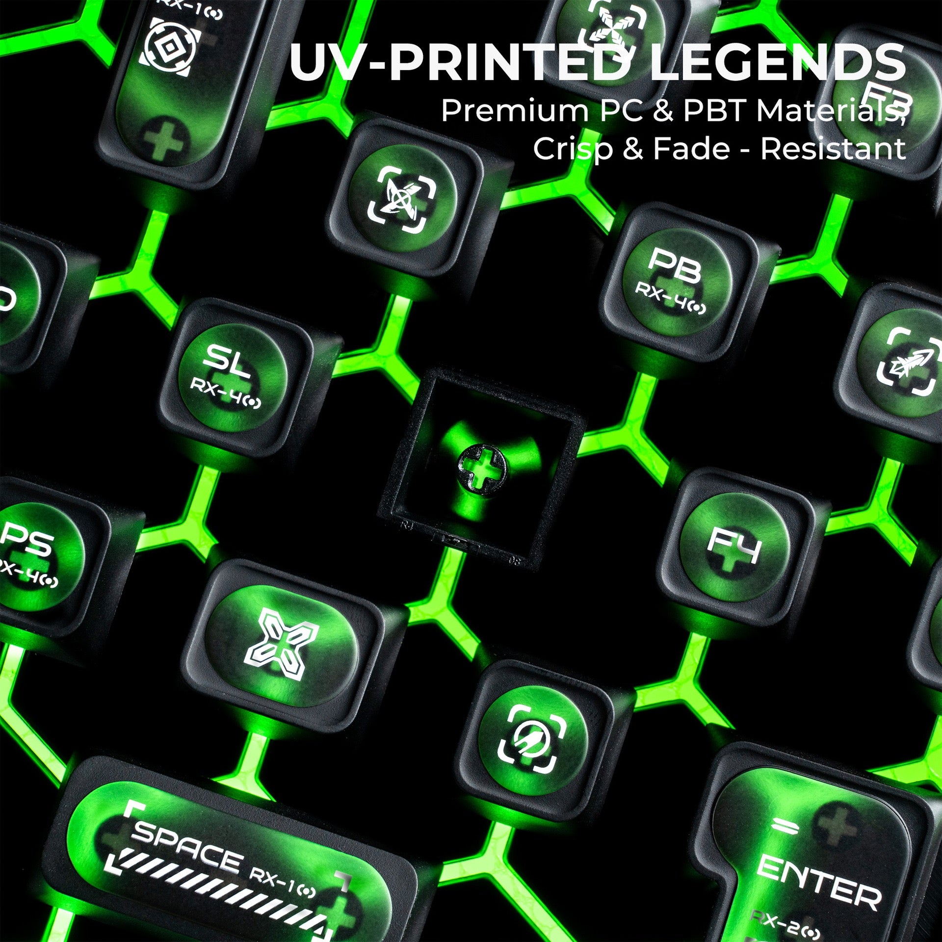 Carbon Rider Key Cap Set