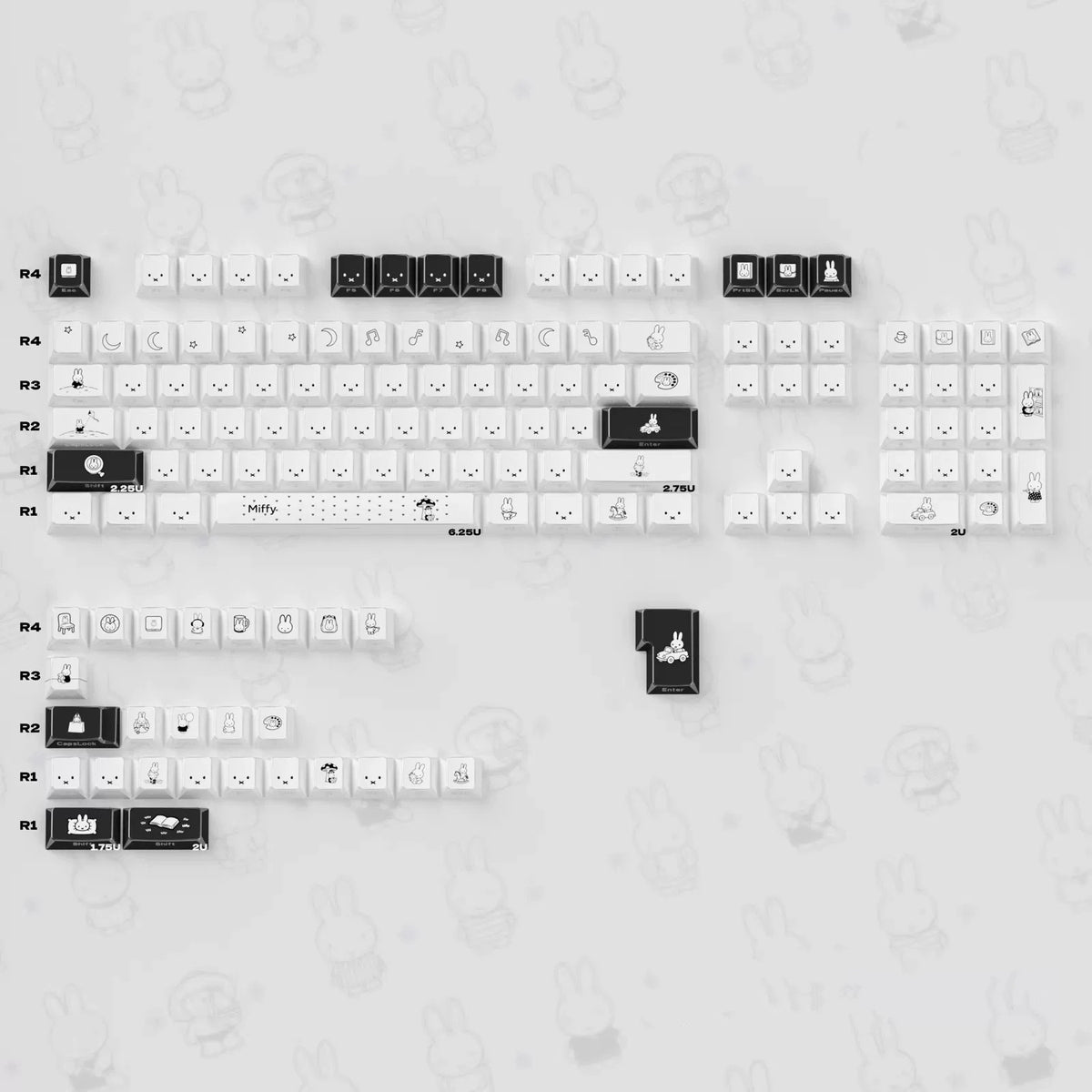 Miffy Reflection Key Cap Set