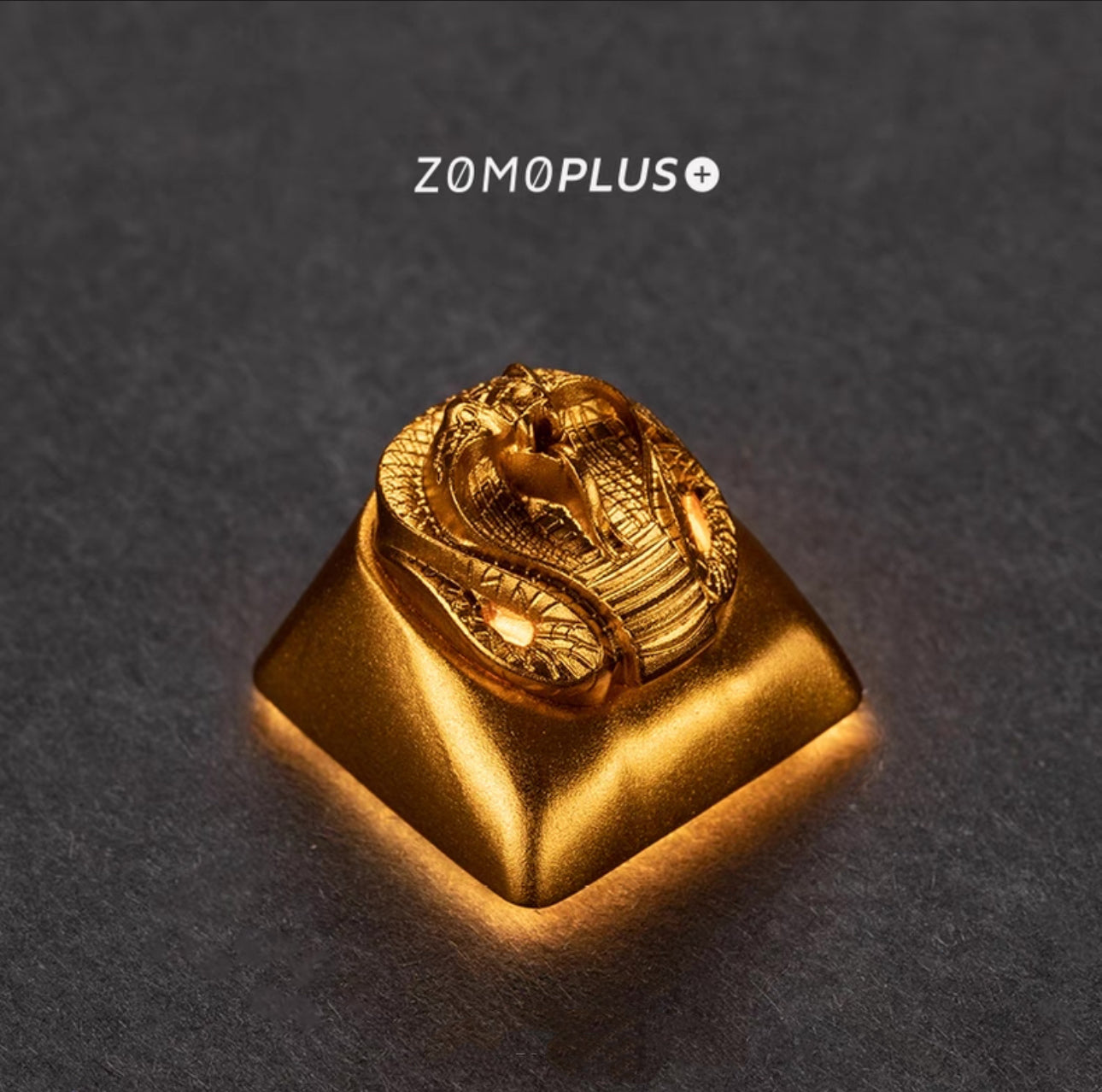 Golden Cobra Aluminium Artisan Key Caps