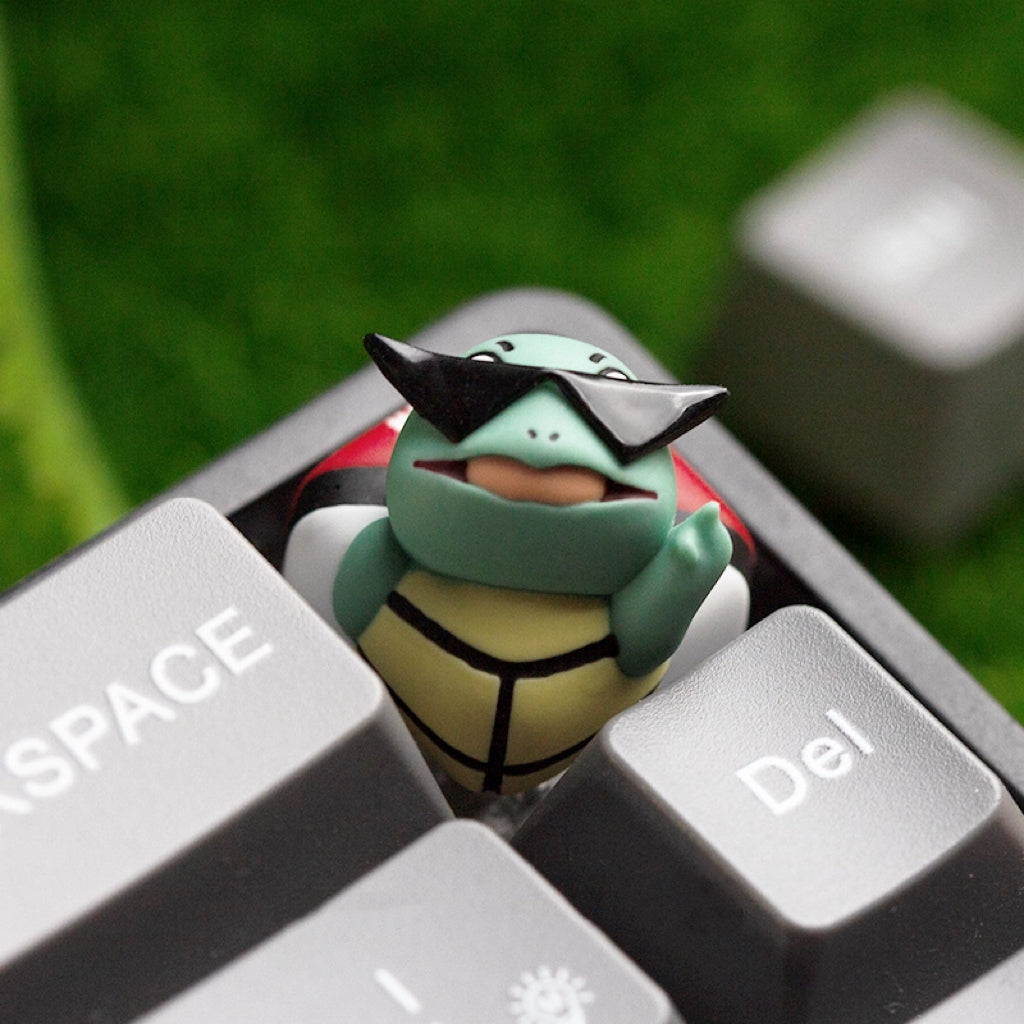 Squirtle Poke Ball Artisan Key Cap