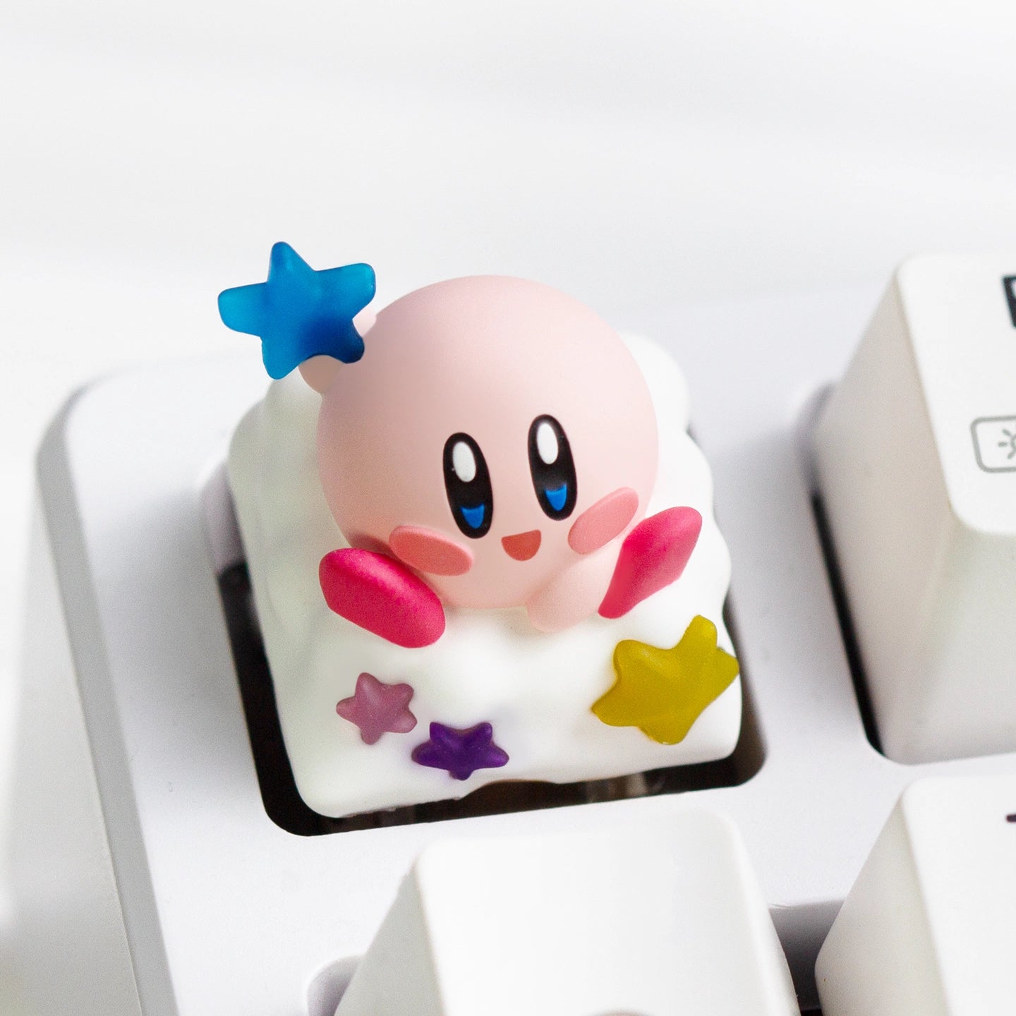 Kirby with Blue Star Artisan Key Cap