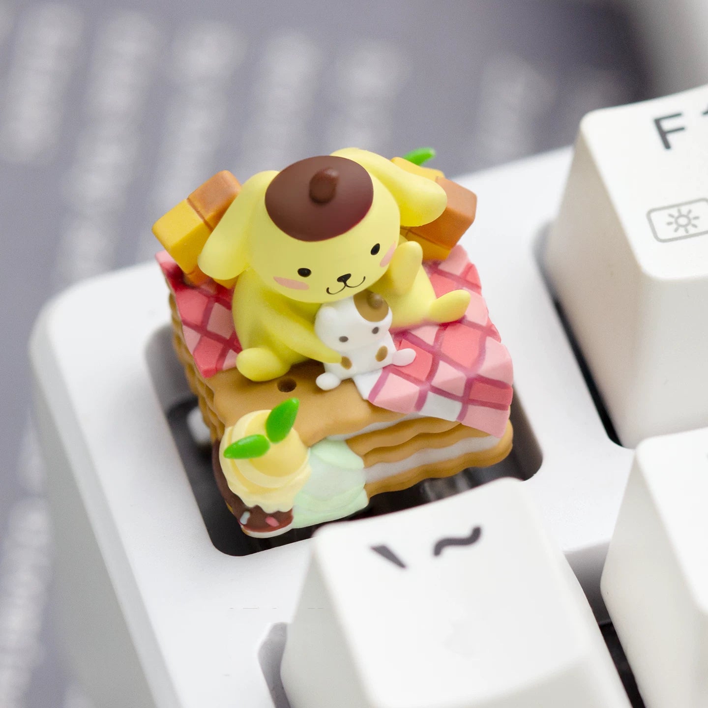Purin Caramel Cookie Artisan Key Cap