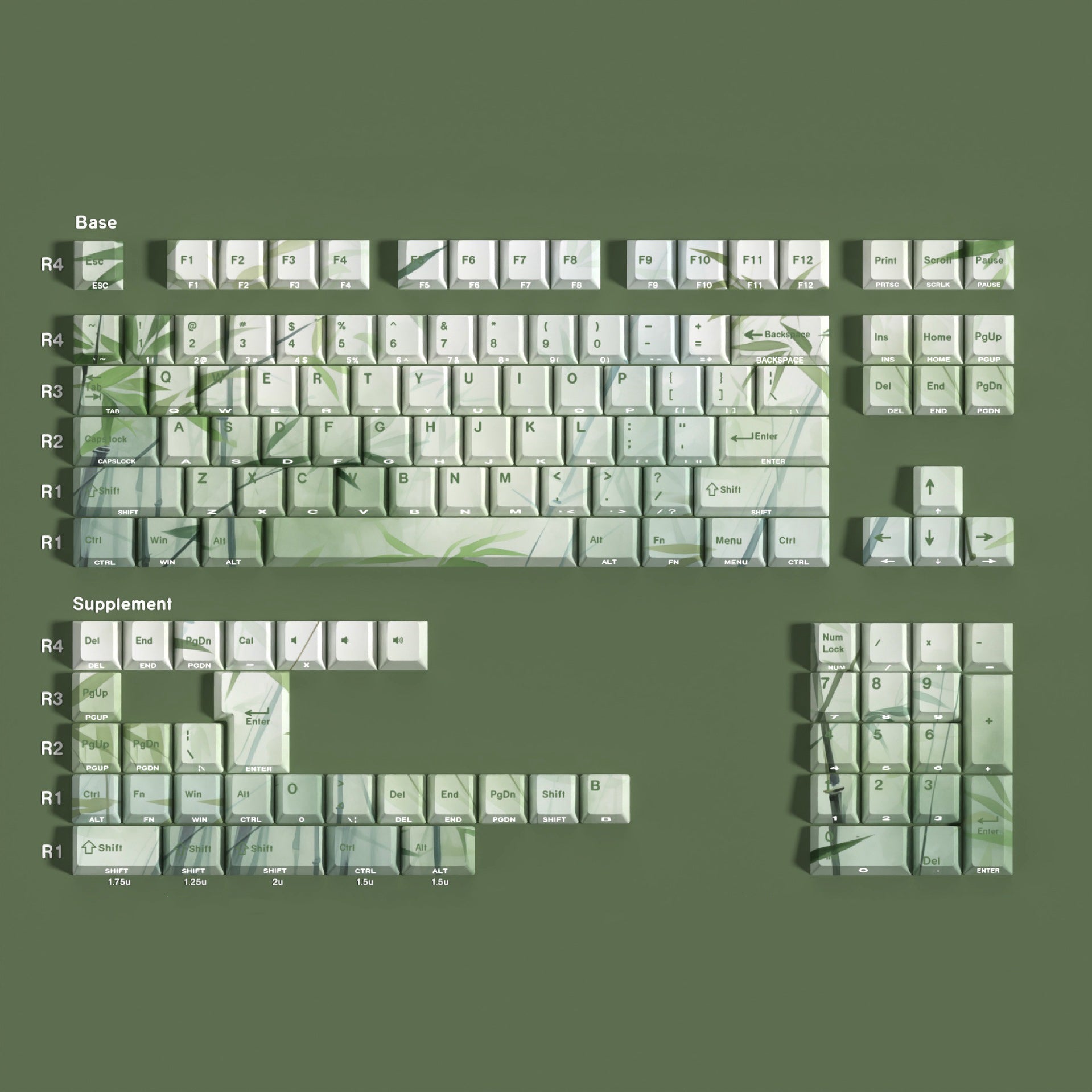 Eastern Bamboo Key Cap Set