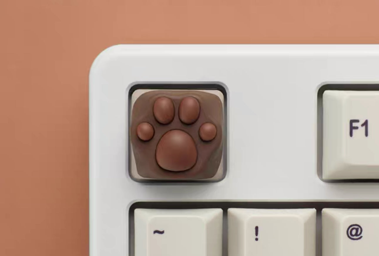 Siamese Cat Paw Artisan Key Caps