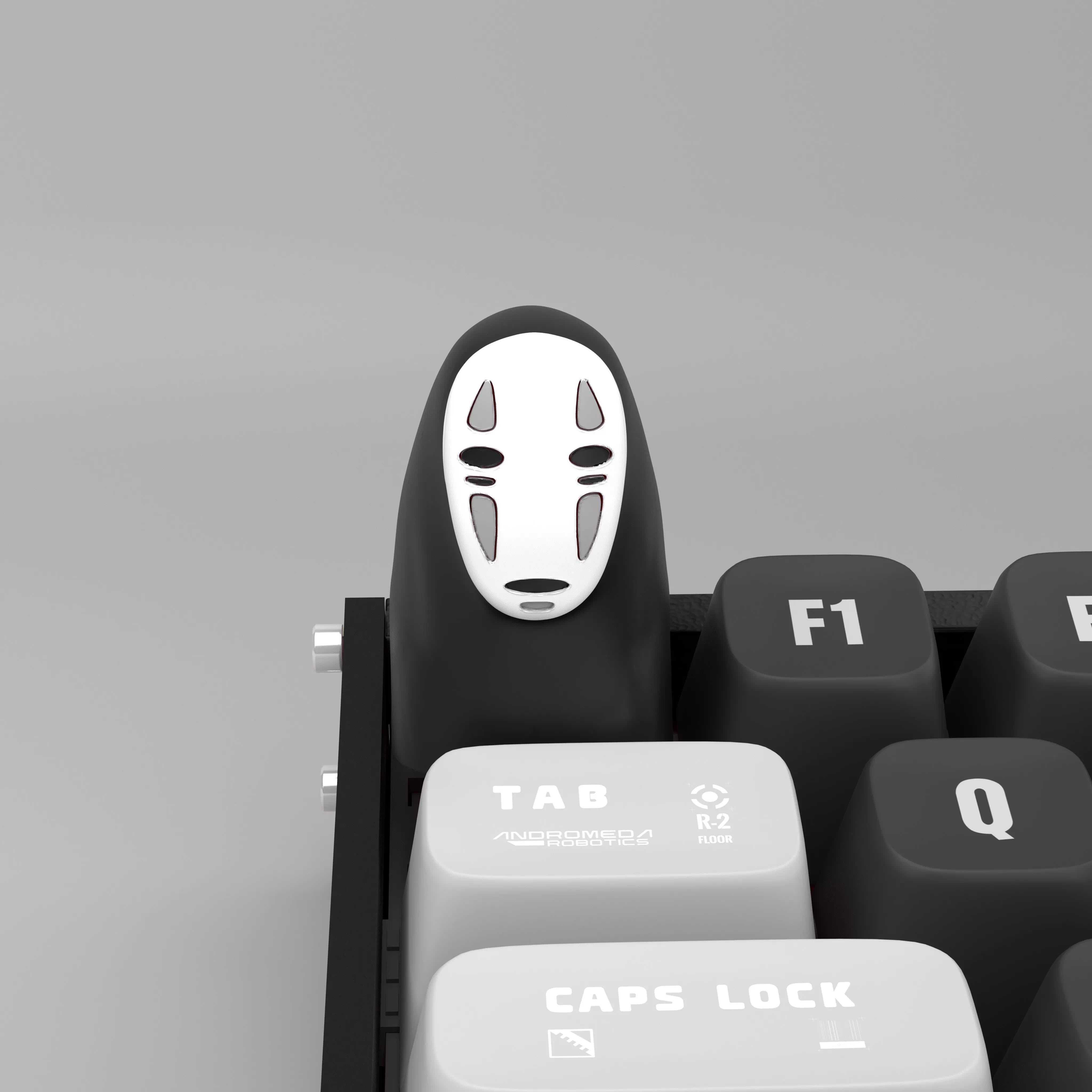 Black No Face Artisan Key Cap