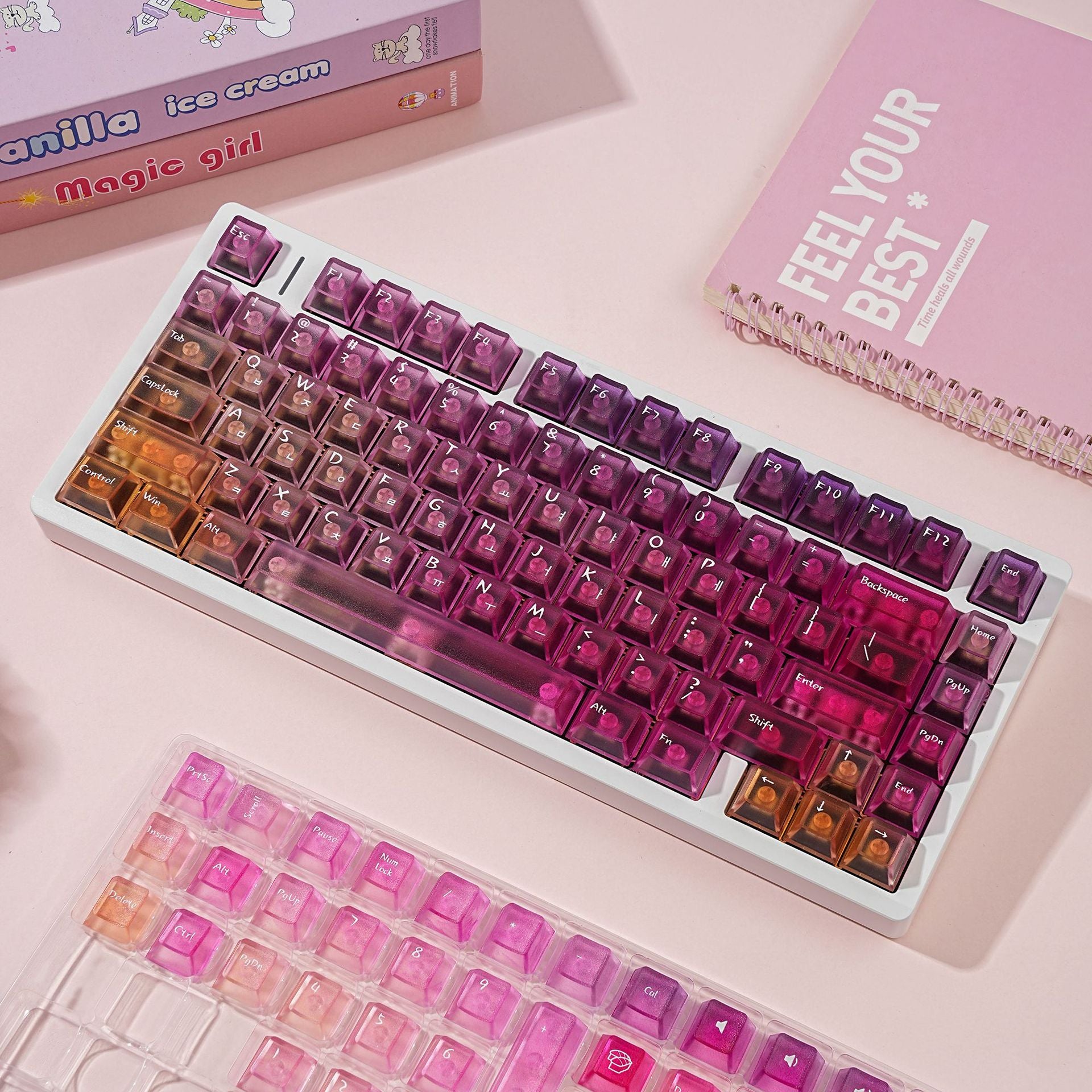 Tromsø Key Cap Set - Translucent Gradient