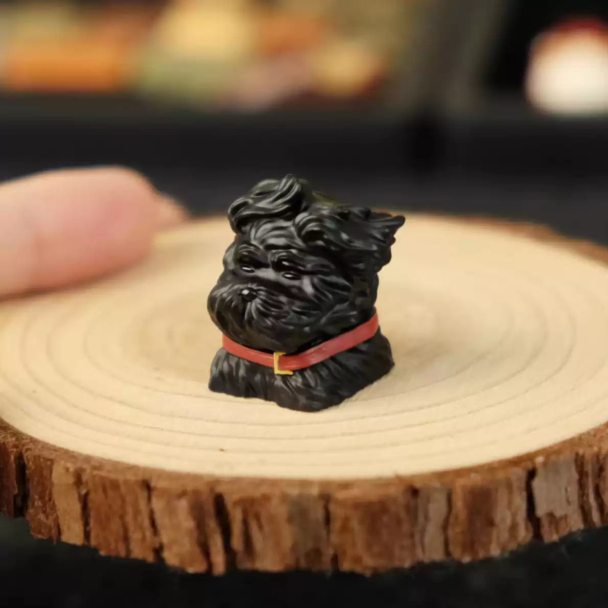 Black Poodle Artisan Key Cap