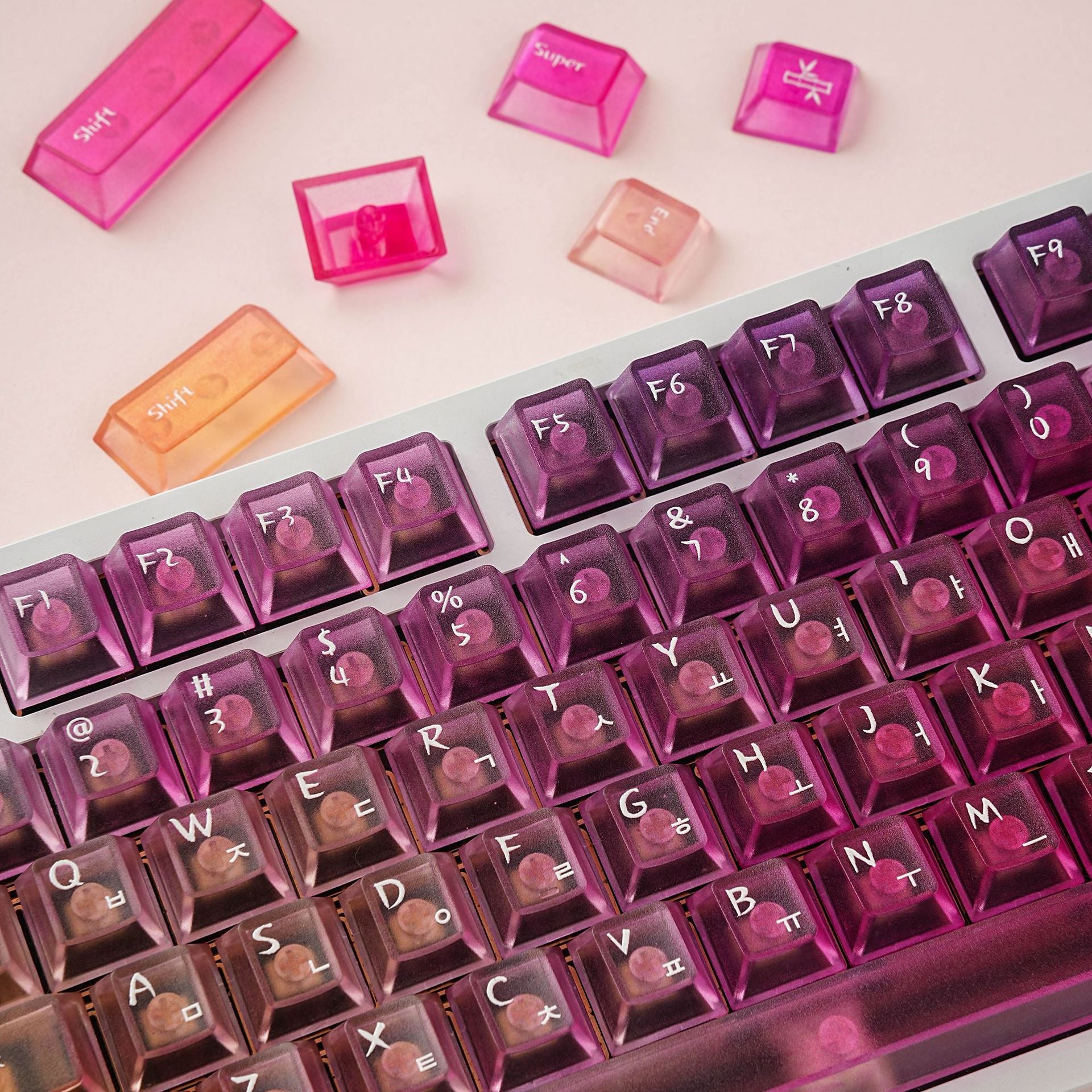 Tromsø Key Cap Set - Translucent Gradient