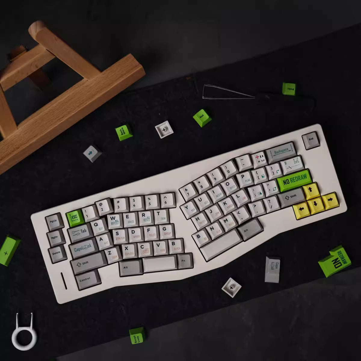 Green Canvas Key Cap Set