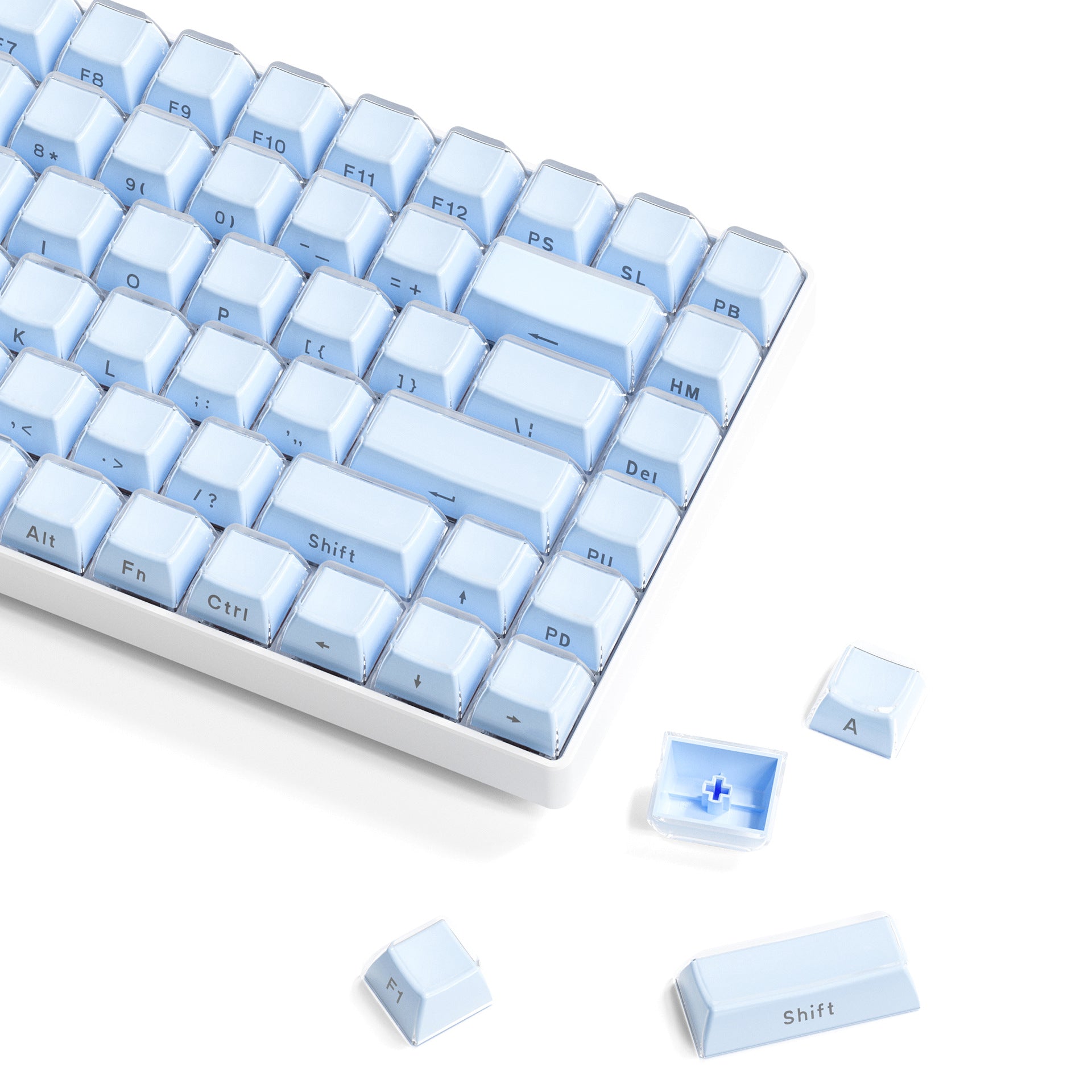 Blue Jelly Key Cap Sets