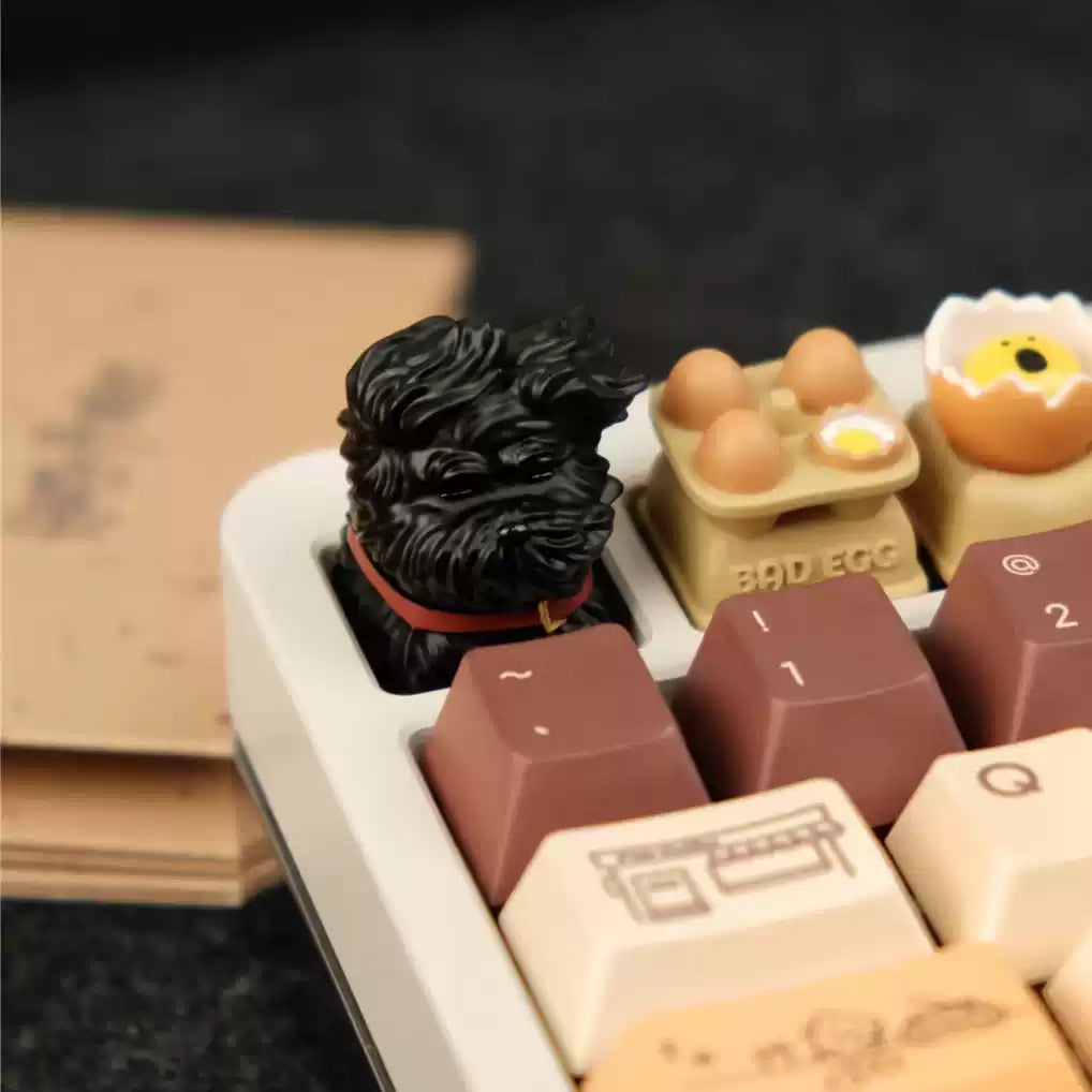 Black Poodle Artisan Key Cap