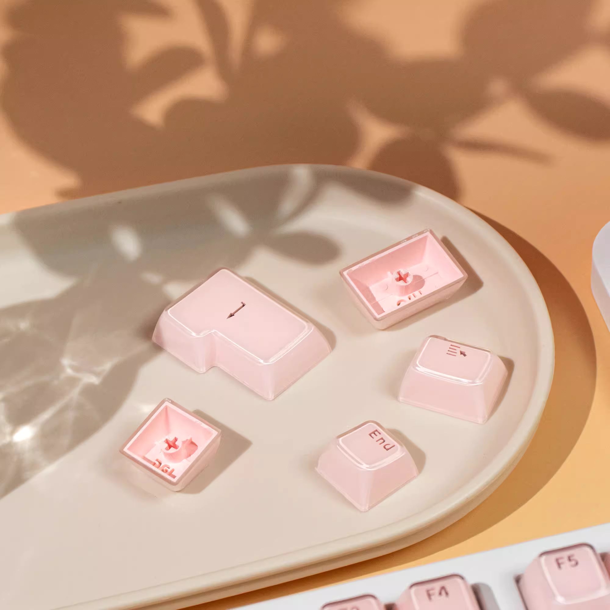 Pink Jelly Key Cap Set