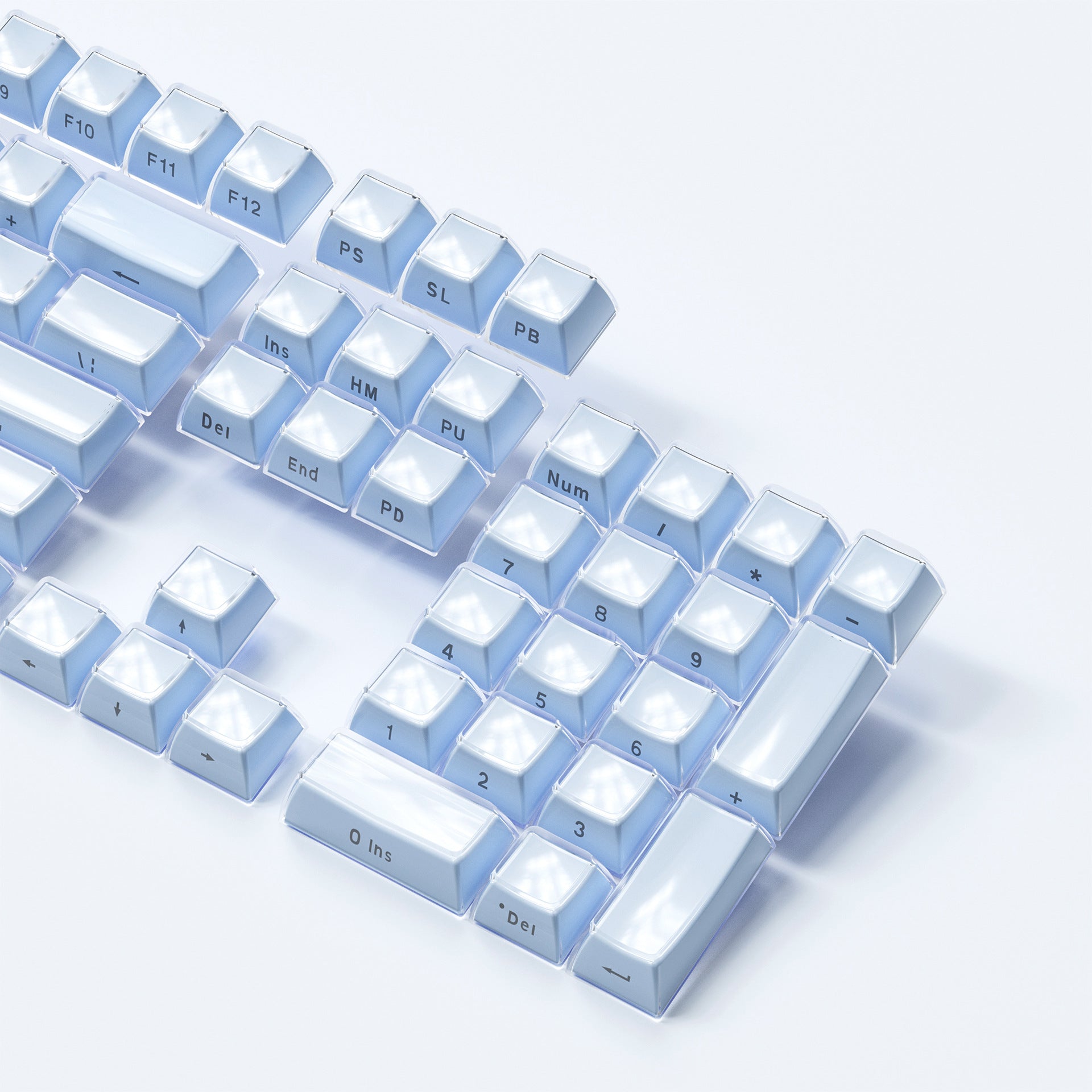 Blue Jelly Key Cap Sets