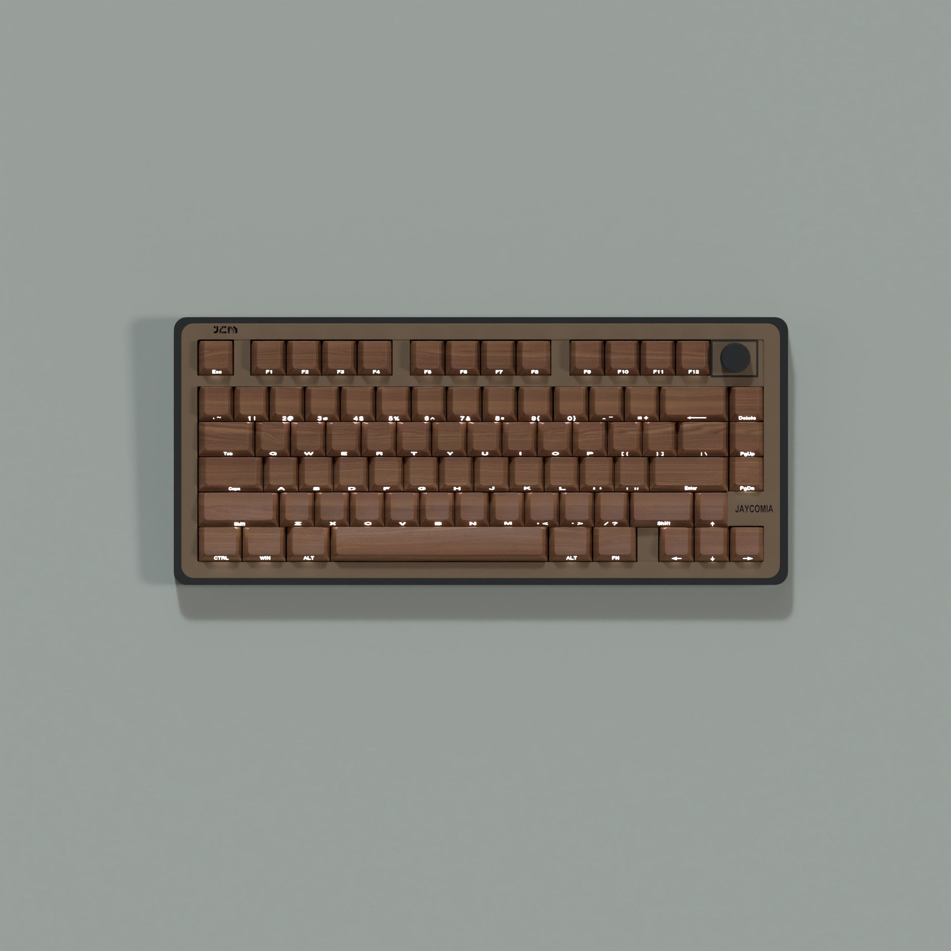 Wooden Brown Key Cap Set