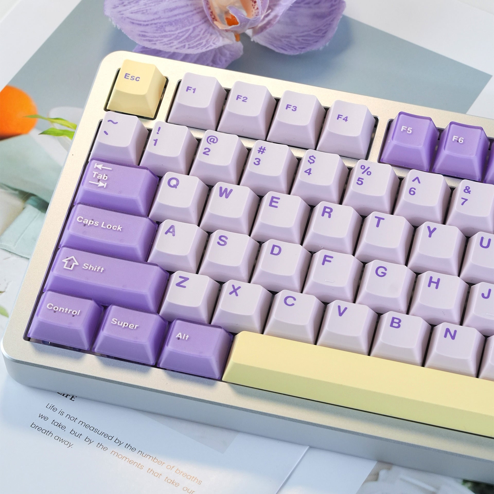 Grape Lemon Cocktail Key Cap Set