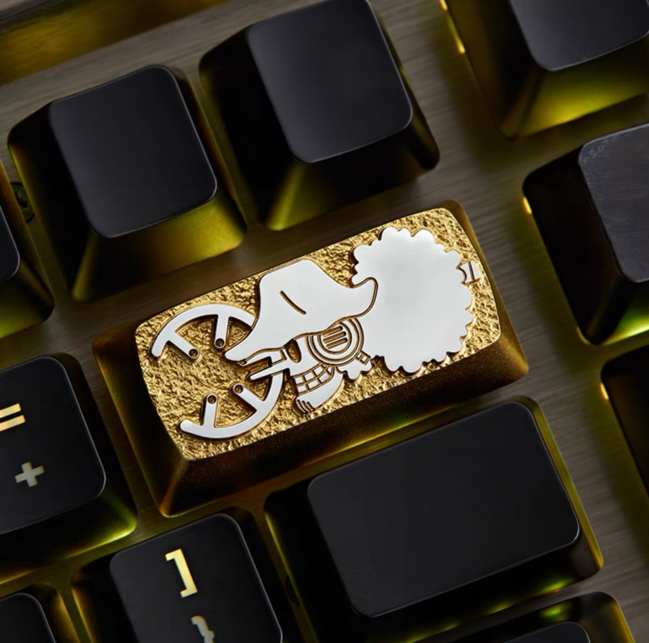 One Piece Usopp Aluminum Artisan Key Cap
