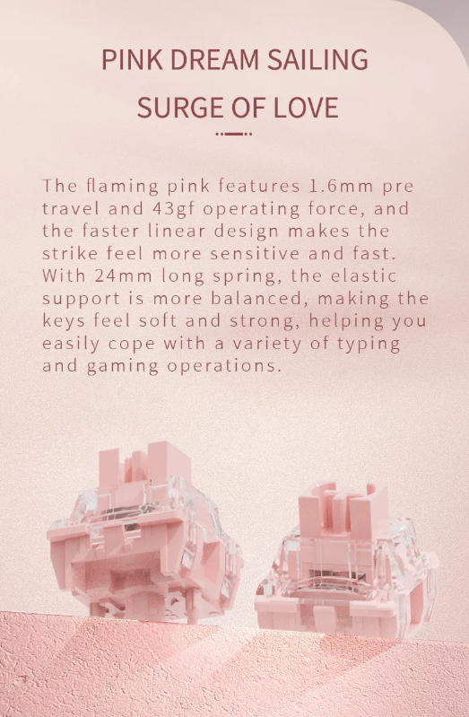 TTC Flaming Pink Switch