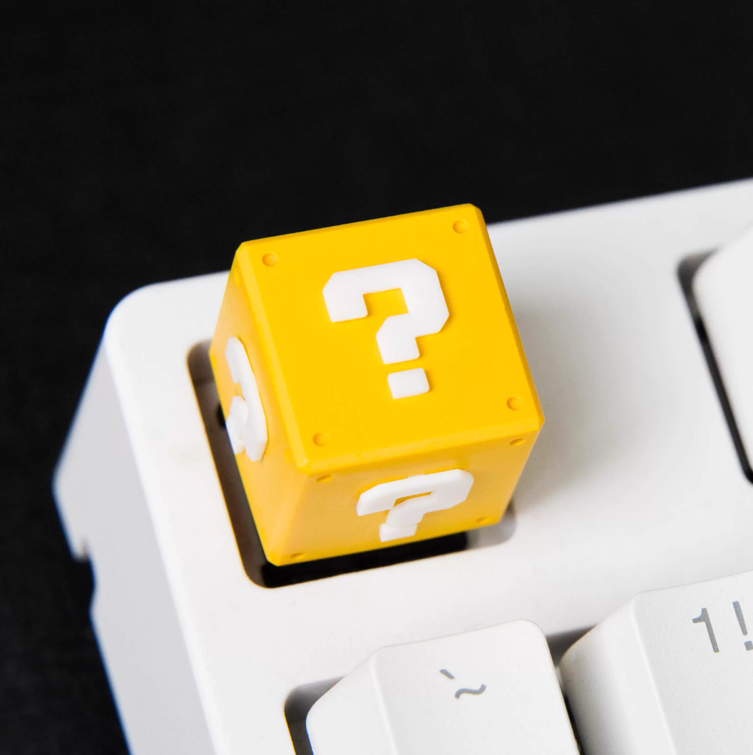 Mario Question Block Artisan Key Cap
