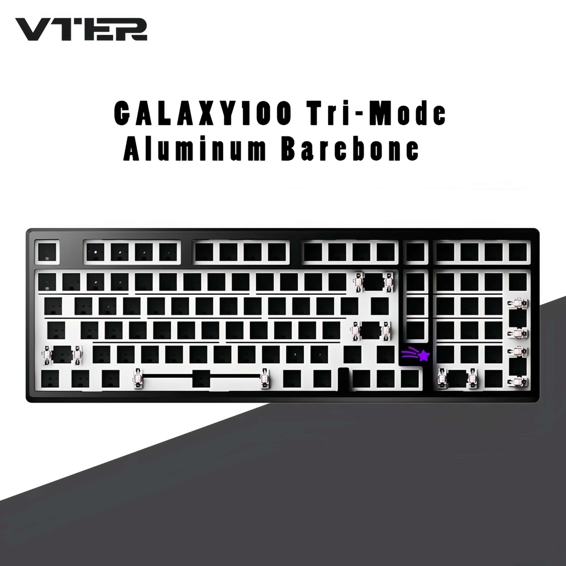 VTER Galaxy100 Black Mechanical Keyboard Barebone