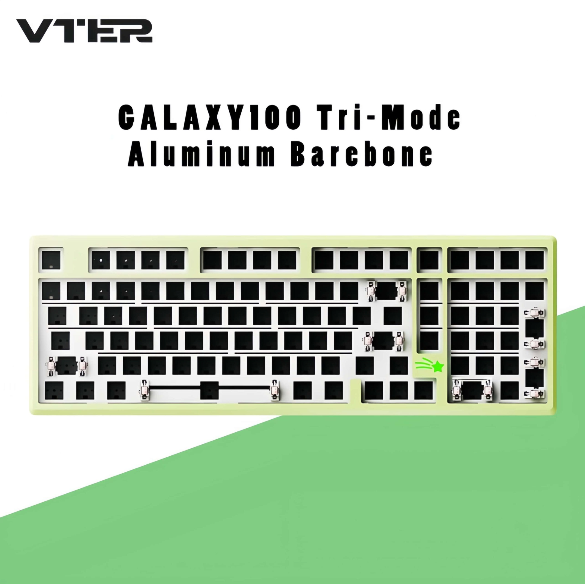 VTER Galaxy100 Green Mechanical Keyboard Barebone