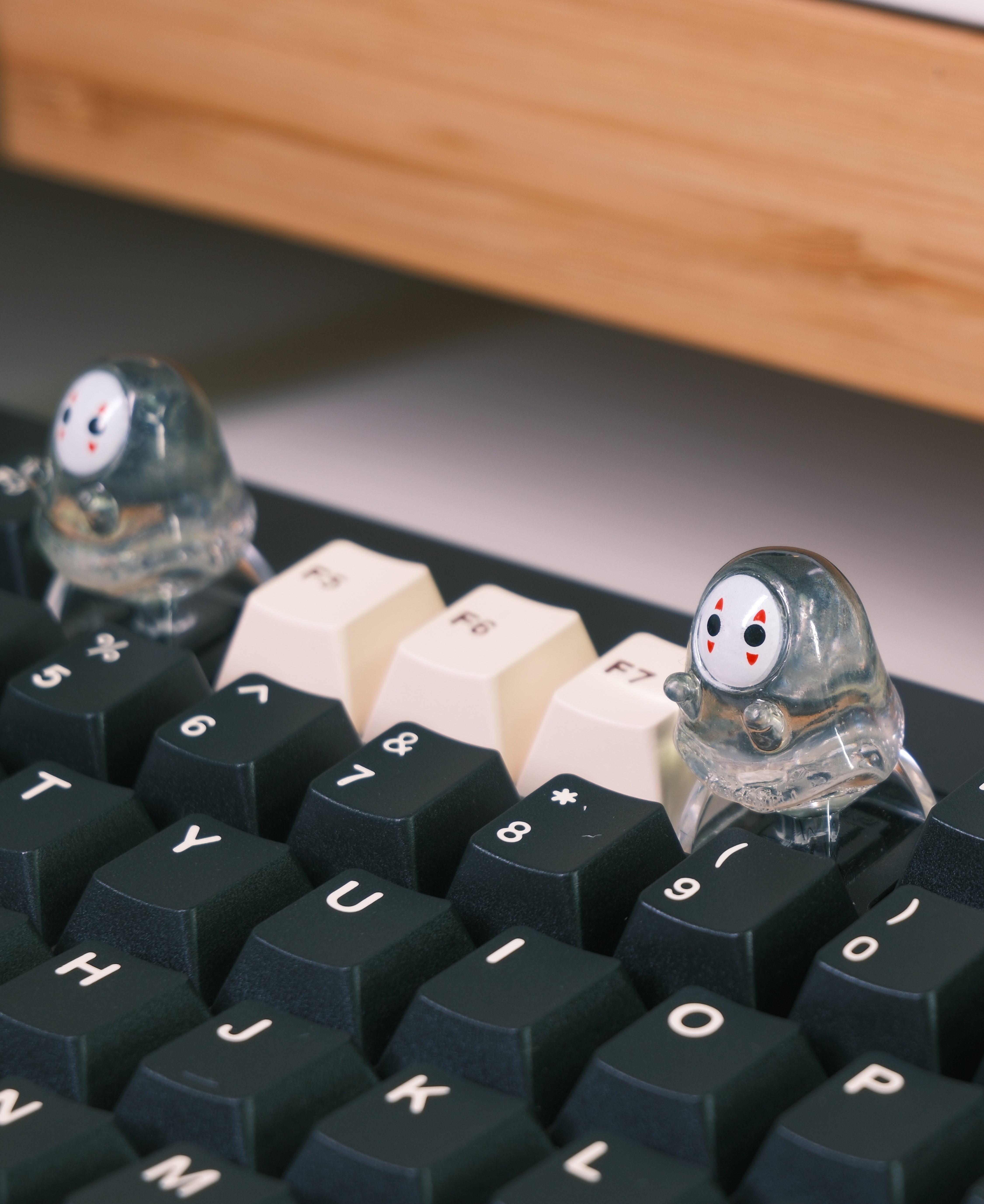 Transparent No face Artisan Key Cap