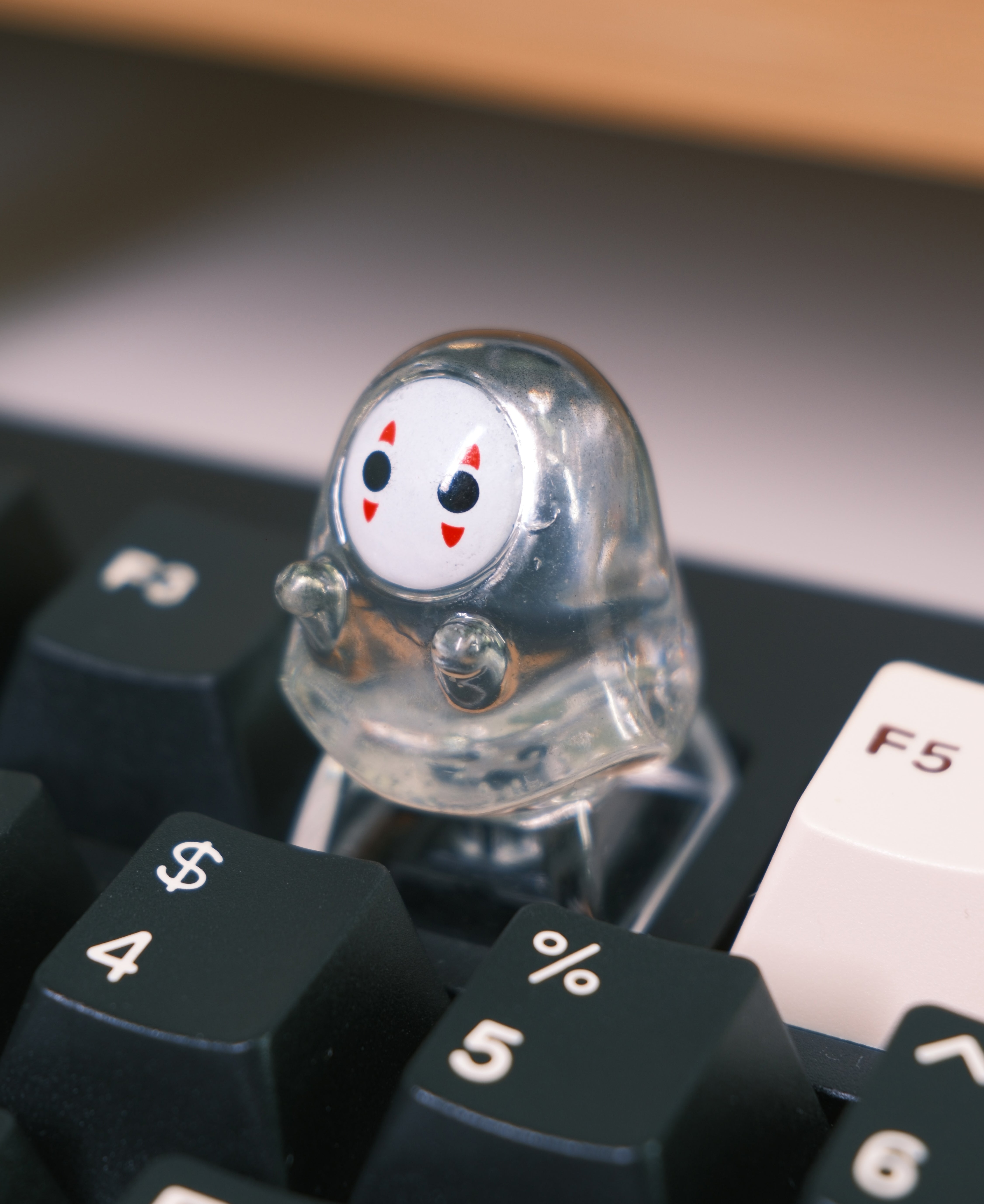 Transparent No face Artisan Key Cap