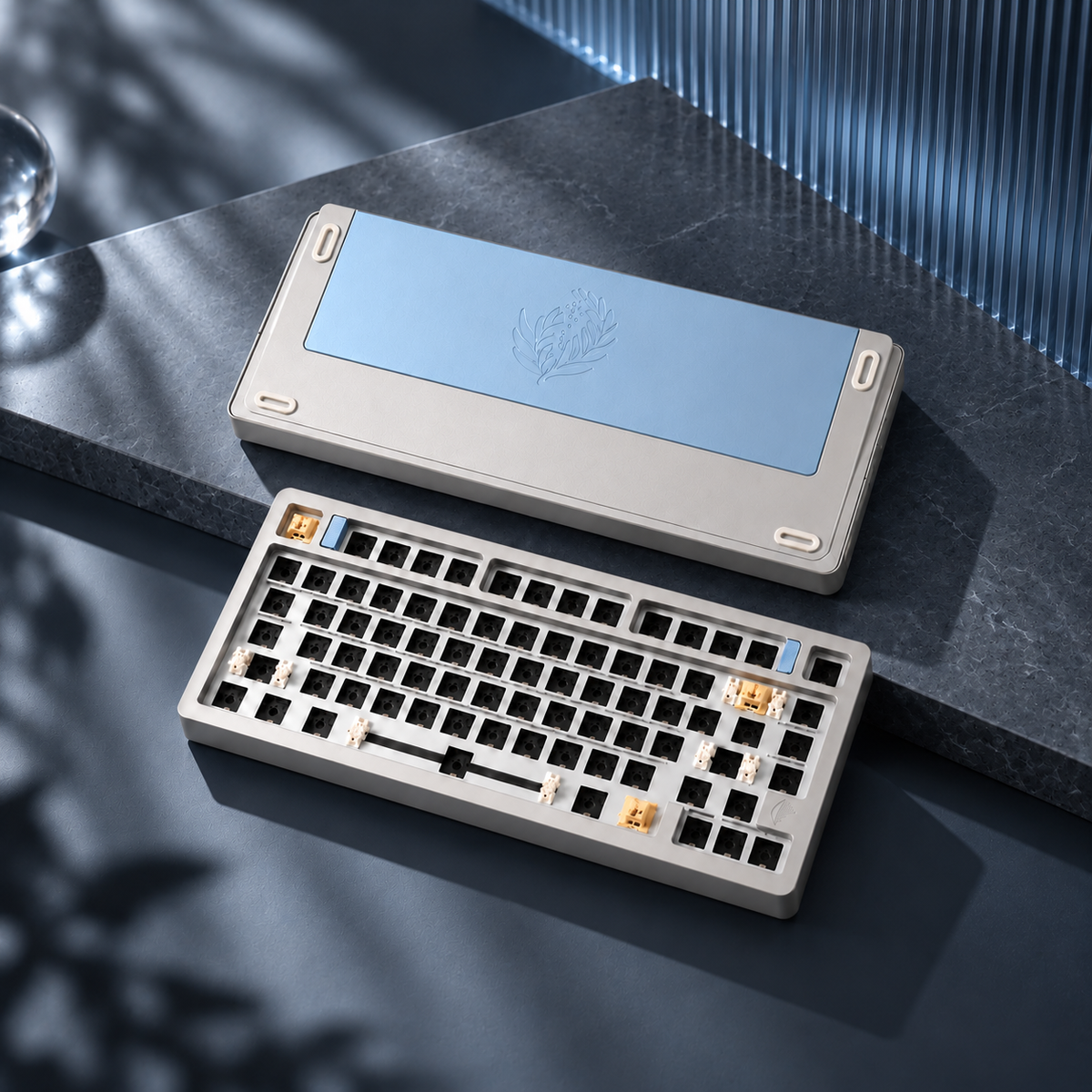 Feker C75 Silver | Mechanical Keyboard Barebone