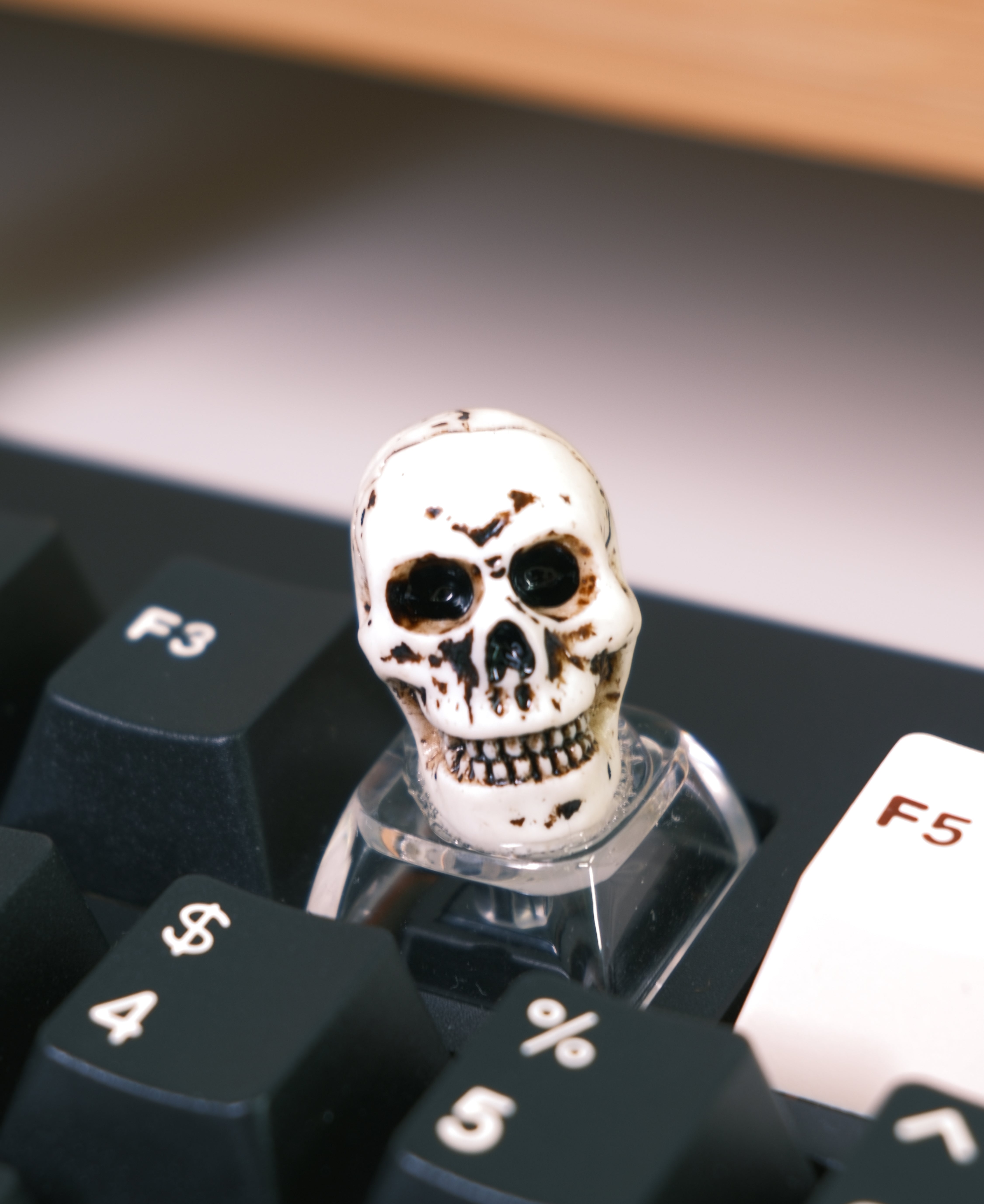 White Skull Artisan Key Cap