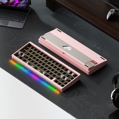 Weikav Nut65 Pink Mechanical Keyboard Barebone