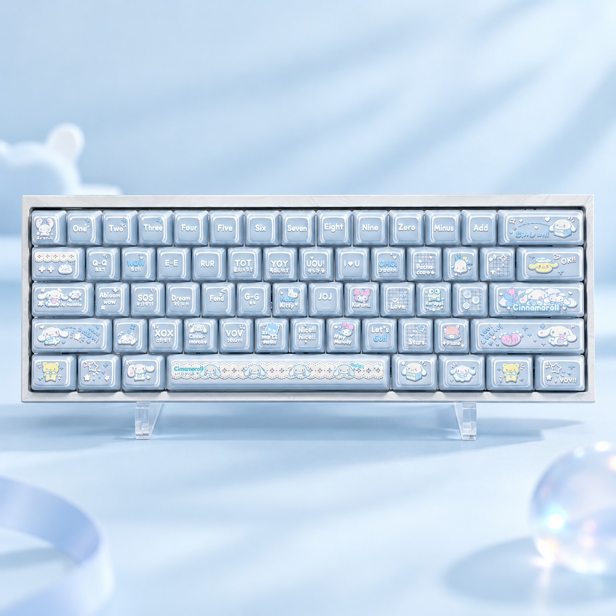 XVX Crystal Cinnamoroll Key Cap Set