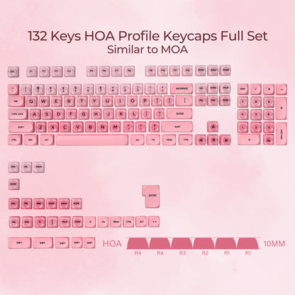 Pinky Lipsticks Key Cap Set