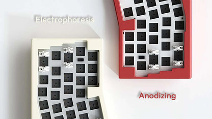 Weikav Record65 V2 Red Mechanical Keyboard Barebone
