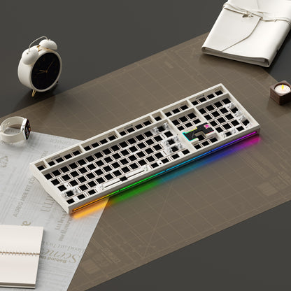 Nut108 Creamy White | Aluminium Keyboard Barebone