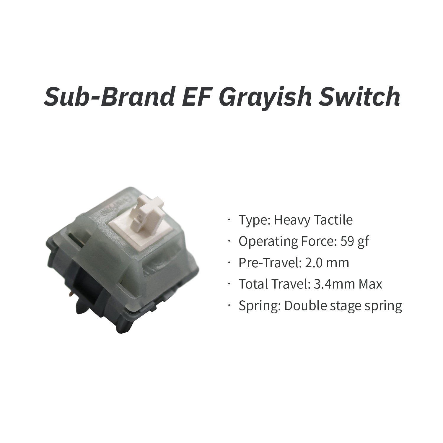 Gateron Everforce Greyish Switc