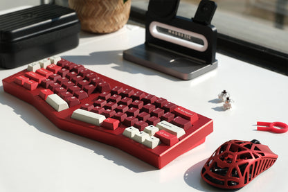Weikav Record65 V2 Red Velvet Mechanical Keyboard