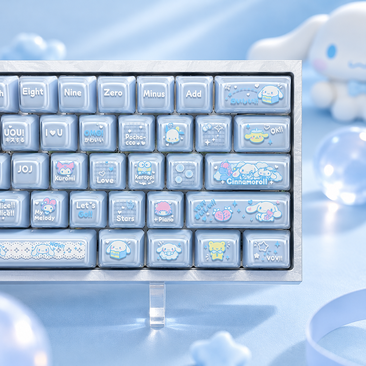 XVX Crystal Cinnamoroll Key Cap Set