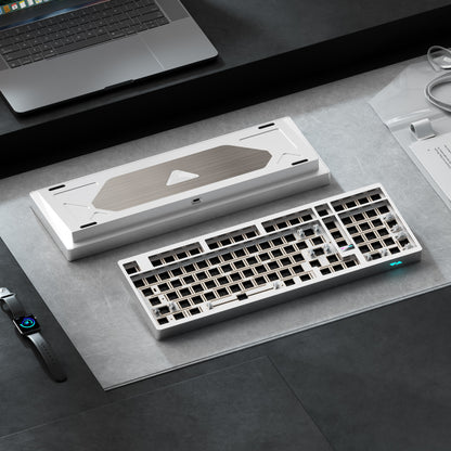 Weikav Max102 Silver Mechanical Keyboard Barebone