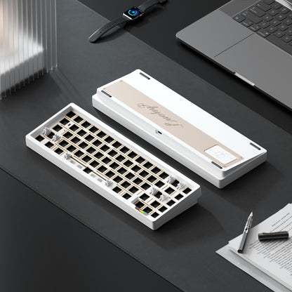 Weikav Lucky65 White Mechanical Keyboard Barebone