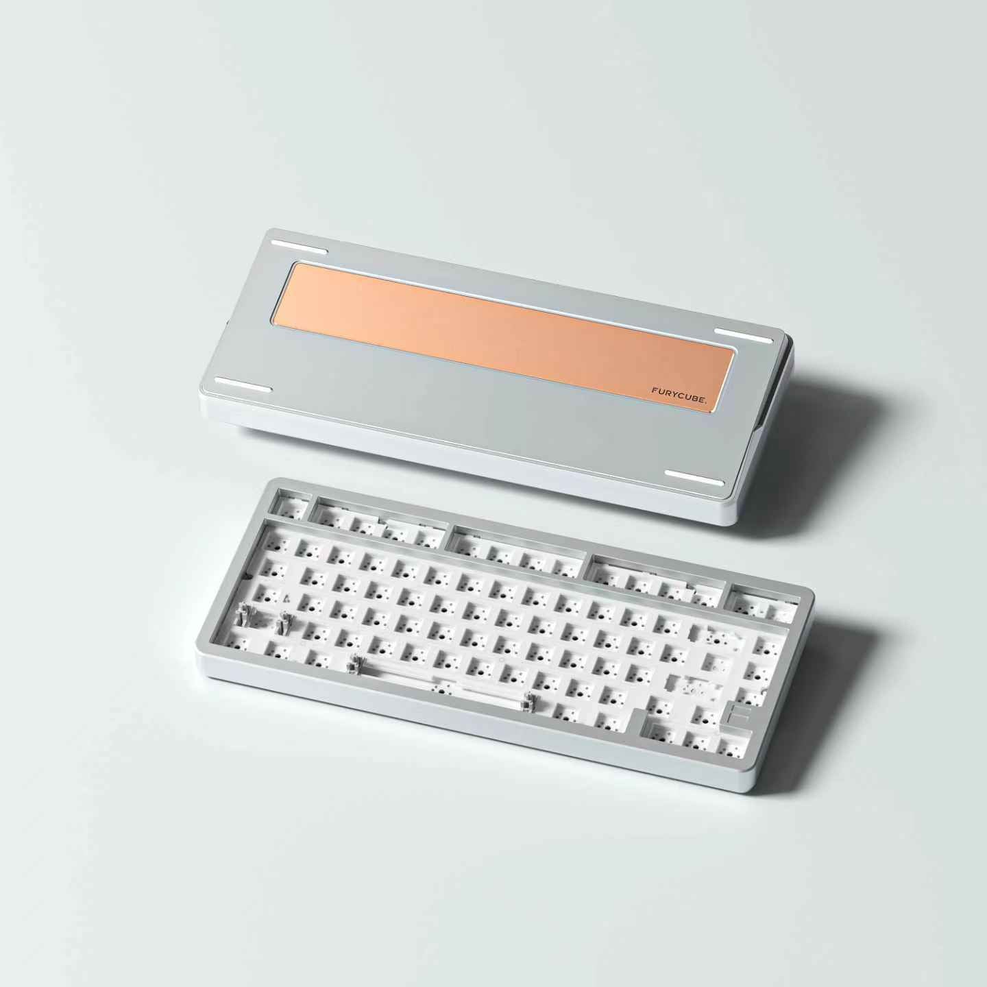 F75 Silver | Aluminium Keyboard Barebone