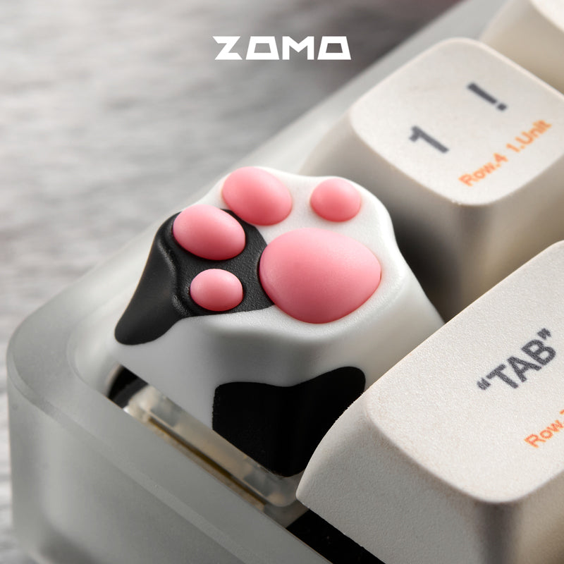Cow Cat Paw Artisan Key Caps